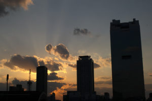 ある日の夕陽