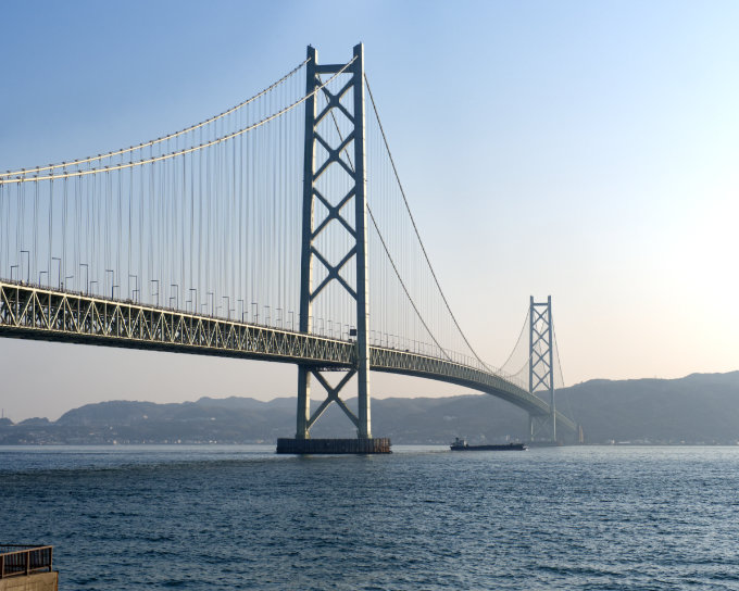 五色塚古墳 〜 明石海峡大橋