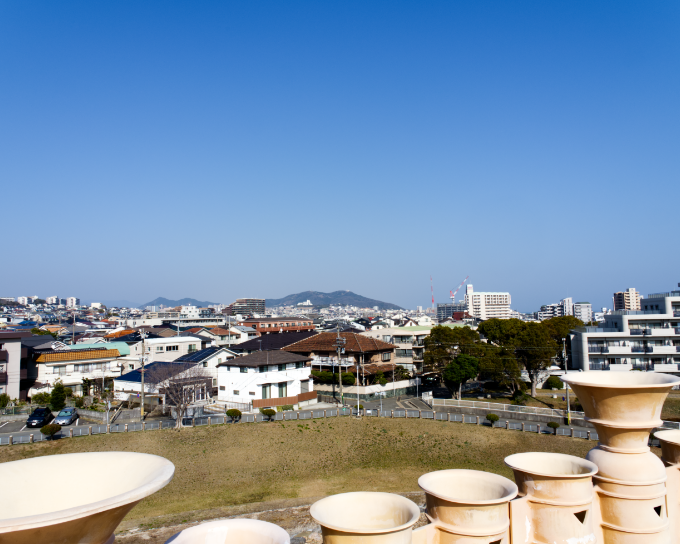 五色塚古墳 〜 明石海峡大橋
